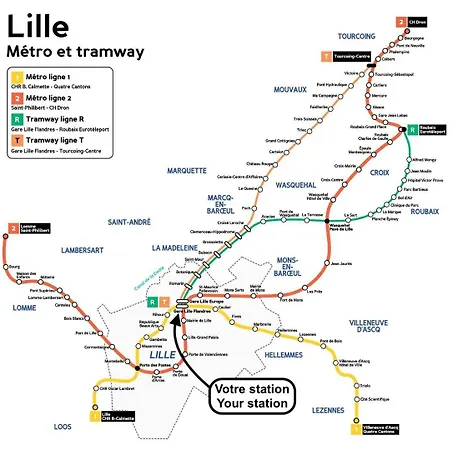 One Bedroom With Balcony And A View Apartment Lille